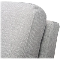 Finch - Contemporary Mid-Century Armchair - Gray/Light Gray