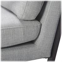 Finch - Contemporary Mid-Century Armchair - Gray/Light Gray