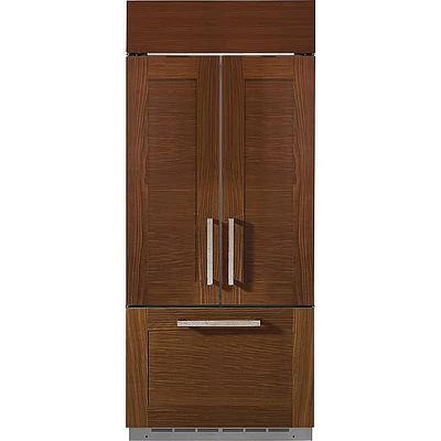 Monogram - 20.8 Cu. Ft. French Door Built-In Refrigerator - Custom Panel Ready