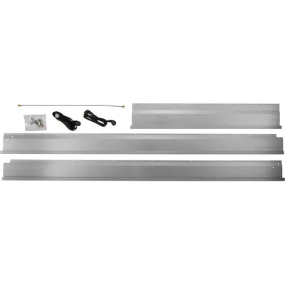 Monogram - 42" Trim Kit for Dual Installed Columns in 24" Deep Cabinets - Silver