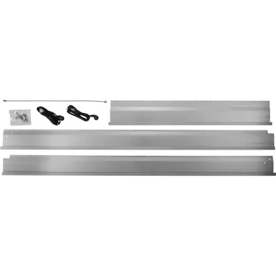 Monogram - 48" Trim Kit for Dual Installed Columns in 24" Deep Cabinets - Silver