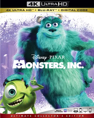 Monsters, Inc. [Includes Digital Copy] [4K Ultra HD Blu-ray/Blu-ray] [2001]