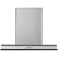 GE Profile - 24" Convertible Range Hood - Silver