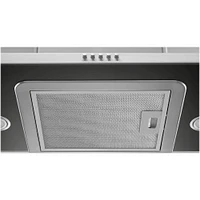 GE Profile - 24" Convertible Range Hood - Silver