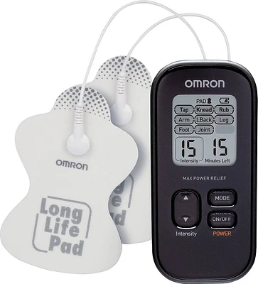 Omron - Max Power Relief TENS Unit - Black