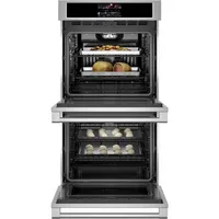 Monogram - Statement Collection 27" Built-In Double Electric Convection Wall Oven - Stainless Steel