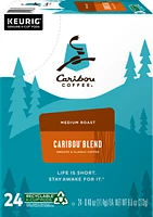 Caribou Coffee - Caribou Blend, Keurig Single-Serve K-Cup Pods, Medium Roast Coffee, 24 Count