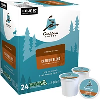 Caribou Coffee - Caribou Blend, Keurig Single-Serve K-Cup Pods, Medium Roast Coffee, 24 Count