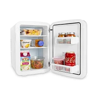 Cooluli - Vibe 0.5 Cu. Ft. Mini Fridge - White