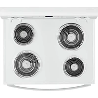 Whirlpool - 4.3 Cu. Ft. Freestanding Electric Range with Self-Cleaning and Keep Warm Setting - White