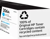 HP - 206A Standard Capacity Toner Cartridge - Cyan