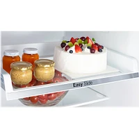 Samsung - 11.3 cu. ft. Bottom-Freezer Counter Depth Refrigerator - Stainless Steel