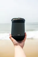 iHome - PlayTough Pro - Bluetooth Rechargeable Waterproof Portable Speaker with 360° Stereo Sound - Black