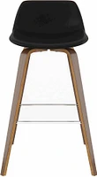 Simpli Home - Randolph Bentwood Counter Height Stools (Set of 2) - Black