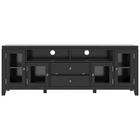 Simpli Home - Cosmopolitan Contemporary TV Media Stand for Most TVs Up to 80