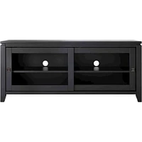 Simpli Home - Cosmopolitan Contemporary TV Media Stand for Most TVs Up to 50" - Black