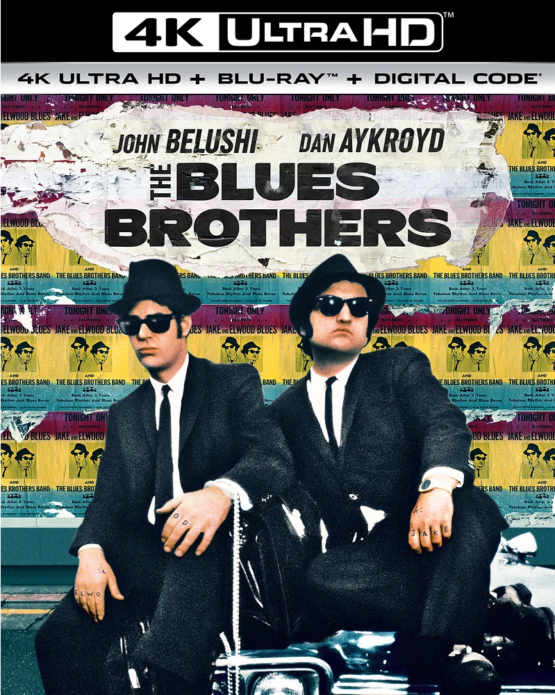 The Blues Brothers [Includes Digital Copy] [4K Ultra HD Blu-ray/Blu-ray] [1980]