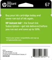 HP - 67 2-Pack Standard Capacity Ink Cartridges - Black & Tri-Color