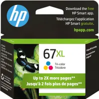 HP - 67XL High-Yield Ink Cartridge - Tri-Color