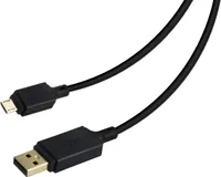 Rocketfish™ - Extra Long 9' Play + Charge Cable For PlayStation 4 - Black