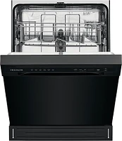 Frigidaire - 24" Compact Front Control Built-In Dishwasher with Stainless Steel Tub, 52 dBA