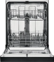 Frigidaire - 24" Compact Front Control Built-In Dishwasher with Stainless Steel Tub, 52 dBA