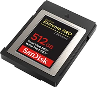 SanDisk - 512GB Extreme PRO CFexpress Memory Card