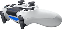 Geek Squad Certified Refurbished DualShock 4 Wireless Controller for Sony PlayStation 4 - Glacier White