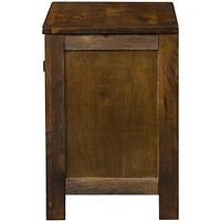 Finch - Stratford Farmhouse Wood 2-Drawer Night Stand - Classic Brown