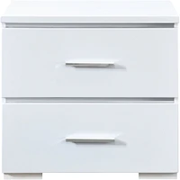 Finch - Belmont Modern Wood Drawer Cabinet - White