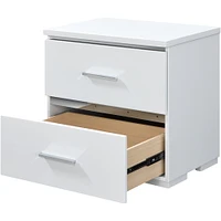 Finch - Belmont Modern Wood Drawer Cabinet - White