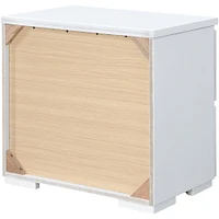 Finch - Belmont Modern Wood Drawer Cabinet - White