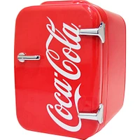 Cooluli - Coca-Cola Vintage Chic 0.1 Cu. Ft. Mini Fridge - Red