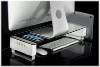 Mount-It! - Monitor Stand with USB - White