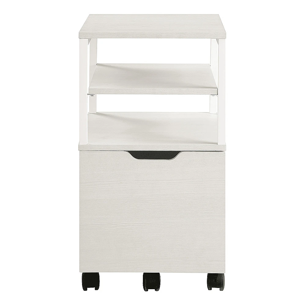 OSP Home Furnishings - Contempo 3-Shelf 1-Drawer File Cabinet