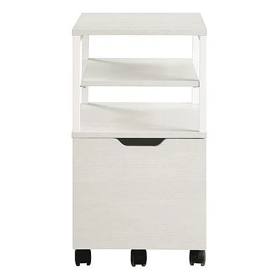 OSP Home Furnishings - Contempo 3-Shelf 1-Drawer File Cabinet