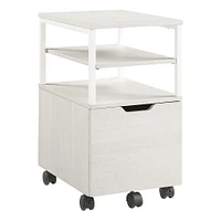 OSP Home Furnishings - Contempo 3-Shelf 1-Drawer File Cabinet