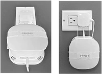 Mount Genie - The Easy Outlet Mount for NEW Amazon eero 6 and Amazon eero Mesh Wi-Fi (2nd Gen 2019) - White