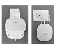 Mount Genie - The Easy Outlet Mount for NEW Amazon eero 6 and Amazon eero Mesh Wi-Fi (2nd Gen 2019) (3-Pack) - White