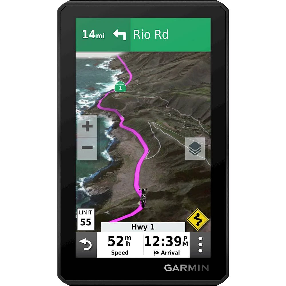 Garmin - Zumo 5.5" GPS with Built-In Bluetooth and Map Updates - Black