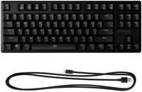 HyperX - Alloy Origins Core TKL Wired Mechanical Tactile Aqua Switch Gaming Keyboard with RGB Back Lighting - Black