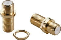 Rocketfish™ - Coaxial Cable Couplers (2 Pack) - Gold