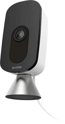 ecobee - SmartCamera with voice control - Black/White