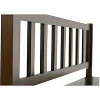 Simpli Home - Artisan Rectangular Contemporary Wood Storage Bench - Russet Brown