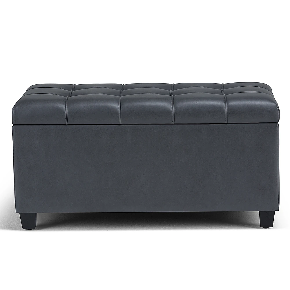 Simpli Home - Sienna Storage Ottoman Bench