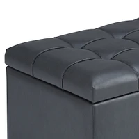 Simpli Home - Sienna Storage Ottoman Bench