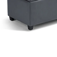 Simpli Home - Sienna Storage Ottoman Bench