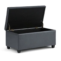 Simpli Home - Sienna Storage Ottoman Bench