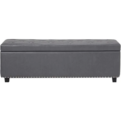 Simpli Home - Hamilton Storage Ottoman