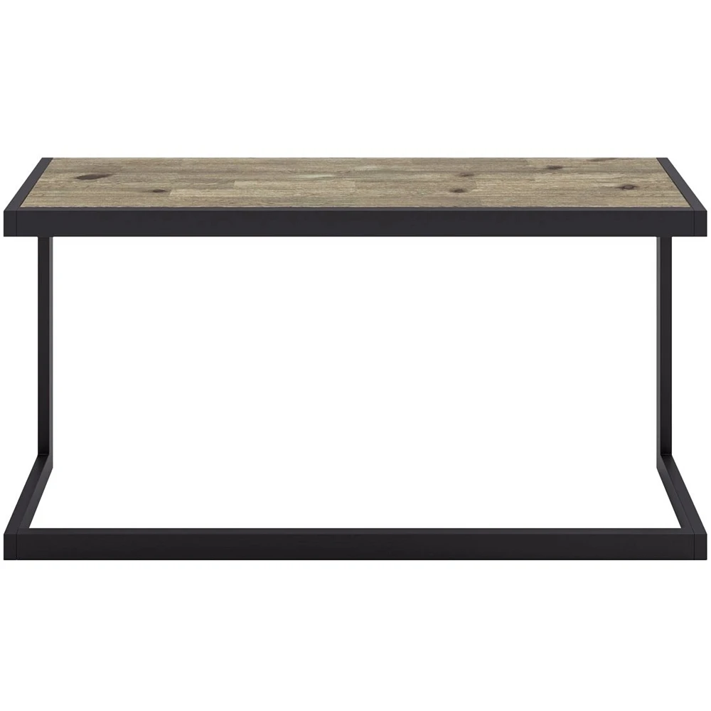 Simpli Home - Erina Rectangular Modern Industrial Solid Acacia Wood Sofa Table - Distressed Gray